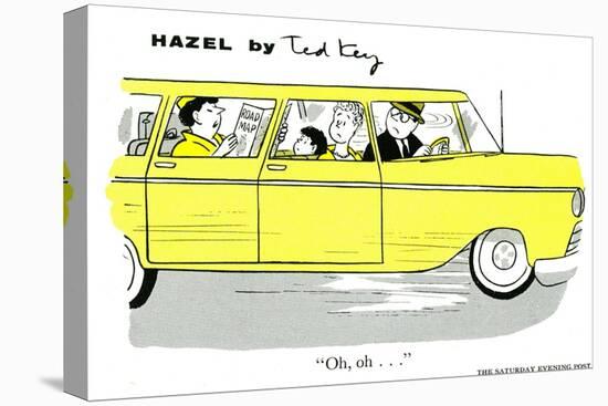 Hazel Cartoon-Ted Key-Premier Image Canvas