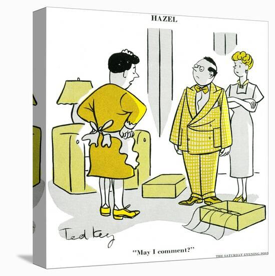 Hazel Cartoon-Ted Key-Premier Image Canvas