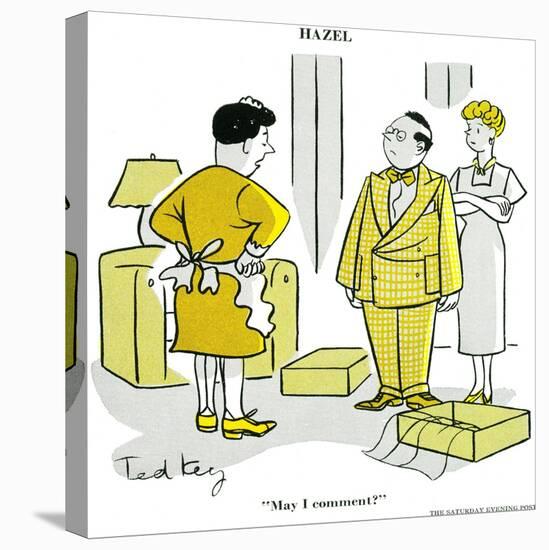 Hazel Cartoon-Ted Key-Premier Image Canvas