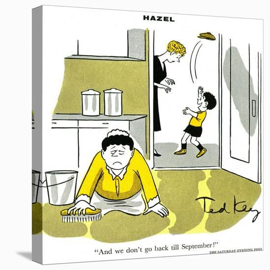 Hazel Cartoon-Ted Key-Premier Image Canvas