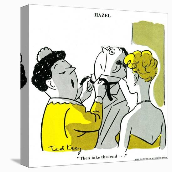 Hazel Cartoon-Ted Key-Premier Image Canvas