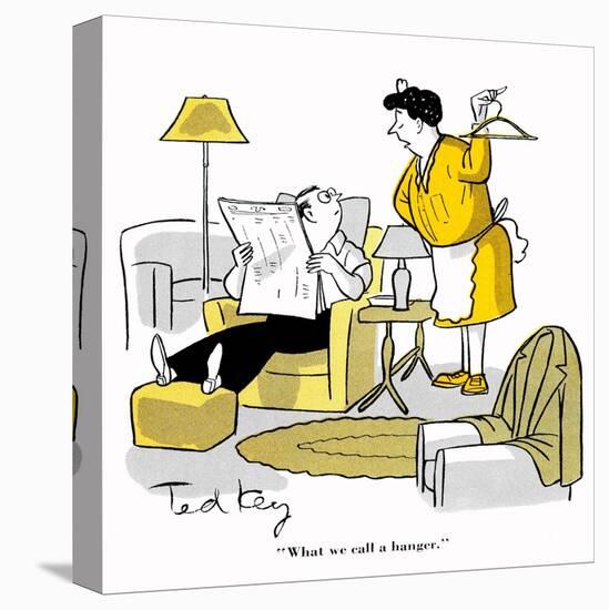 Hazel Cartoon-Ted Key-Premier Image Canvas