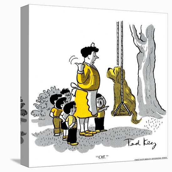 Hazel Cartoon-Ted Key-Premier Image Canvas