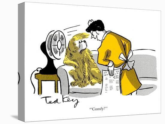 Hazel Cartoon-Ted Key-Premier Image Canvas