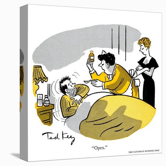 Hazel Cartoon-Ted Key-Premier Image Canvas