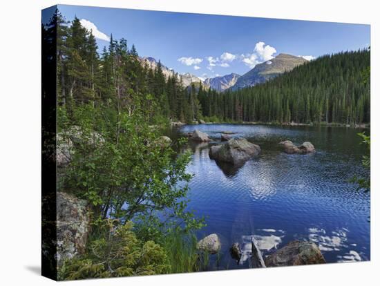 Hdr, Digital Composite, Bear Lake, Rocky Mountain National Park, Colorado, Usa-Rick A Brown-Premier Image Canvas