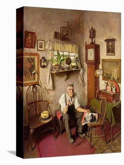 'He's Worth Framing', C.1943-Charles Spencelayh-Premier Image Canvas