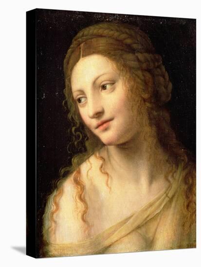 Head and Shoulders of a Young Woman-Bernardino Luini-Premier Image Canvas