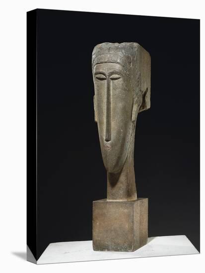 Head, C.1910-12 (Limestone)-Amedeo Modigliani-Premier Image Canvas