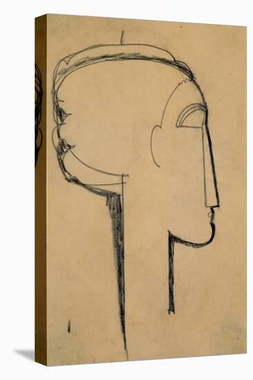 Head in Profile-Amedeo Modigliani-Premier Image Canvas