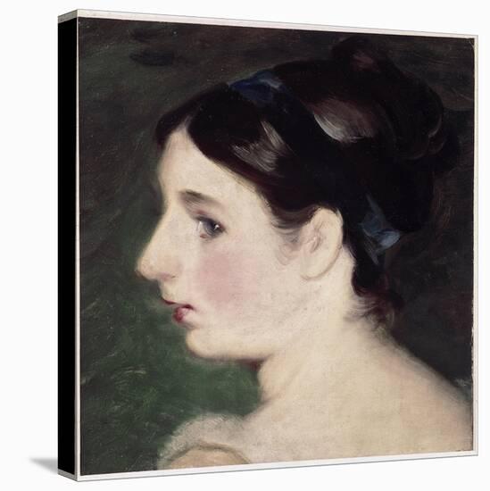 Head of a Girl, Probably a Portrait of Mary Constable (Oil on Canvas, 1806)-John Constable-Premier Image Canvas