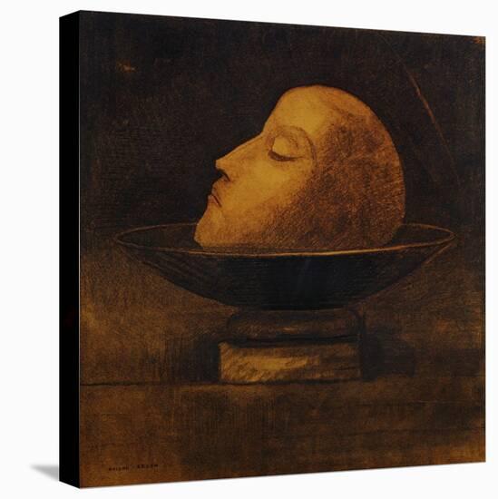 Head of a Martyr in a Bowl-Odilon Redon-Premier Image Canvas