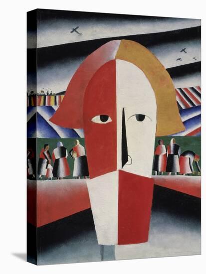 Head of a Peasant, c.1930-Kasimir Malevich-Premier Image Canvas