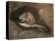 Head of a Sleeping Woman, 19th or Early 20th Century-Eugene Carriere-Premier Image Canvas