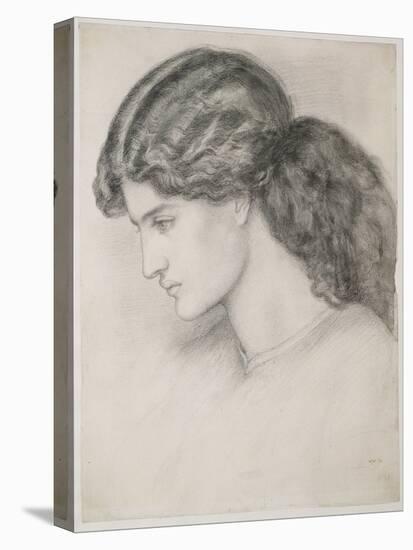 Head of a Woman, 1861-Dante Gabriel Rossetti-Premier Image Canvas