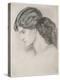 Head of a Woman, 1861-Dante Gabriel Rossetti-Premier Image Canvas