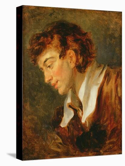 Head of a Young Man-Jean-Honoré Fragonard-Premier Image Canvas