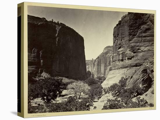 Head of Cañon De Chelle, Looking Down. Walls About 1200 Feet in Height, 1873-Timothy O'Sullivan-Premier Image Canvas