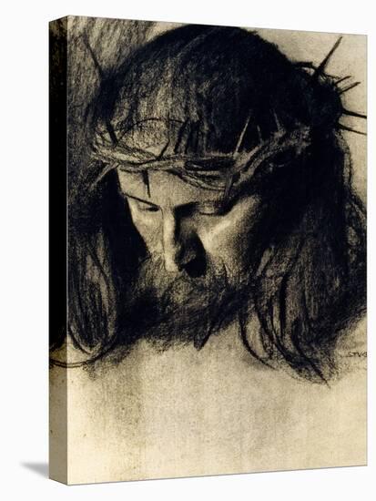 Head of Christ, circa 1890-Franz von Stuck-Premier Image Canvas