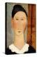 Head of Girl; Testa Di Ragazza, c.1918-Amedeo Modigliani-Premier Image Canvas