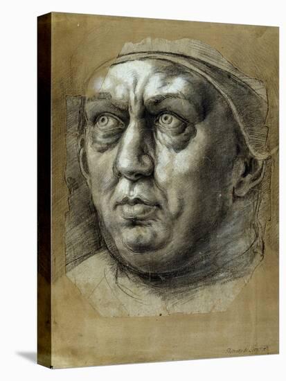 Head of Pope Leo X-Giulio Romano-Premier Image Canvas