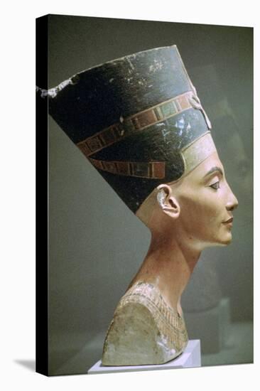 Head of Queen Nefertiti of Egypt. Artist: Unknown-Unknown-Premier Image Canvas