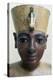Head of Tutankhamun in Painted Wood, from Tomb of Tutankhamun-null-Premier Image Canvas