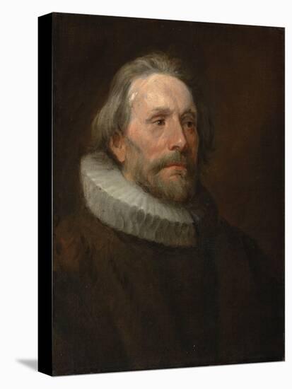 Head Study of a Man in a Ruff (Oil on Canvas)-Anthony Van Dyck-Premier Image Canvas