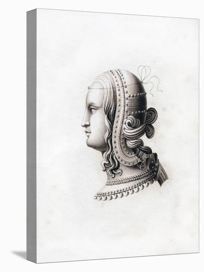 Headdress, Early 16th Century-Henry Shaw-Premier Image Canvas