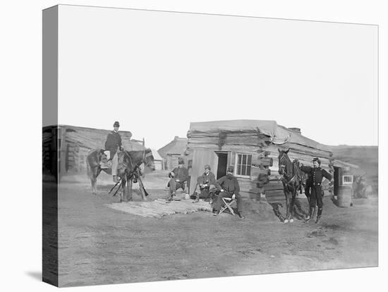 Headquarters of 11th Rhode Island Infantry During the American Civil War-Stocktrek Images-Premier Image Canvas