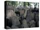 Headstones in the Graveyard of the Jewish Cemetery, Josefov, Prague, Czech Republic-Richard Nebesky-Premier Image Canvas
