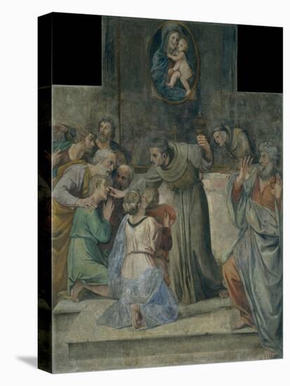 Healing the Blind at Birth, 1604-1607-Annibale Carracci-Premier Image Canvas
