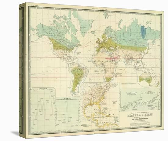 Health, Disease, c.1856-Alexander Keith Johnston-Stretched Canvas