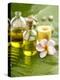 Health Spa with Massage Oil, Frangipani,Candle-crystalfoto-Premier Image Canvas