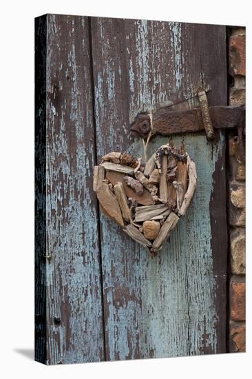 Heart Made of Driftwood, Wood, Door-Andrea Haase-Premier Image Canvas