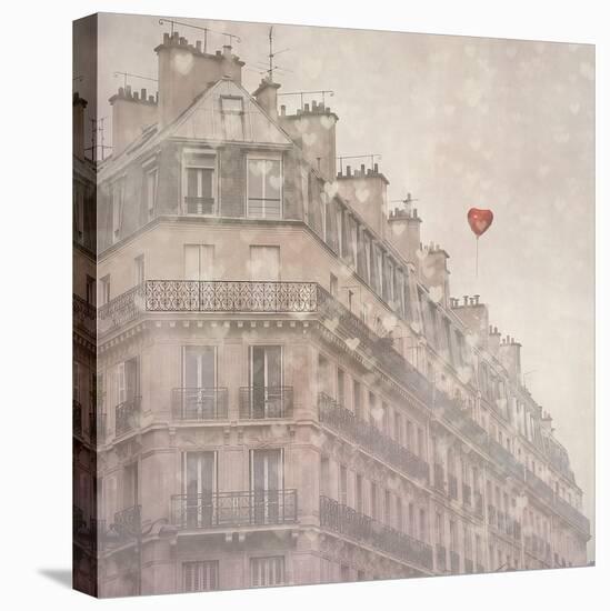 Heart Paris-Keri Bevan-Stretched Canvas