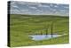 heart shaped pond in the Flint Hills of Kansas-Michael Scheufler-Premier Image Canvas