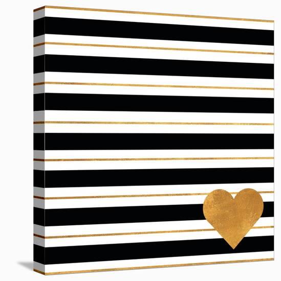 Heart Stripes-Sd Graphics Studio-Stretched Canvas