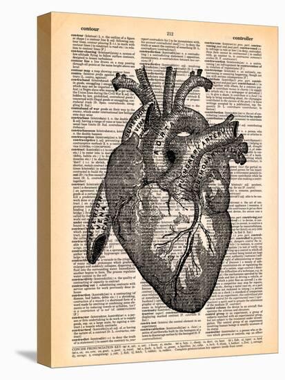 Heart Stretched Canvas Print Book Dictionary Art Art Com Heart Stretched Canvas Print Book Dictionary Art Art Com