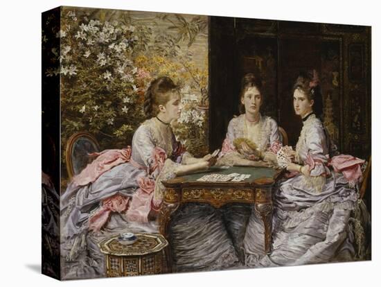 Hearts are Trumps-John Everett Millais-Premier Image Canvas