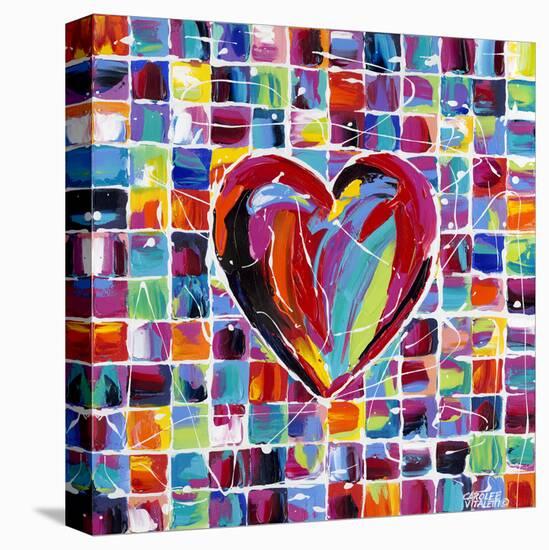 Hearts of a Different Color II-Carolee Vitaletti-Stretched Canvas