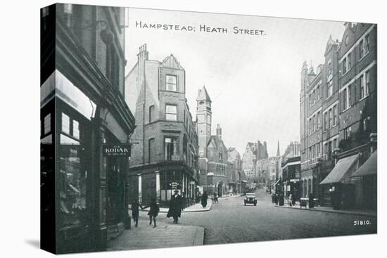 Heath Street in Hampstead-null-Premier Image Canvas