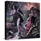 Heathcliff and Cathy, from the Novel Wuthering Heights-Robert Brook-Premier Image Canvas