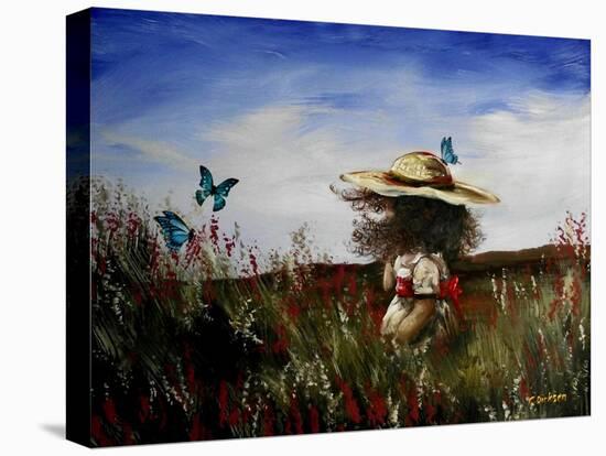 Heather with Butterflies-Cherie Roe Dirksen-Premier Image Canvas