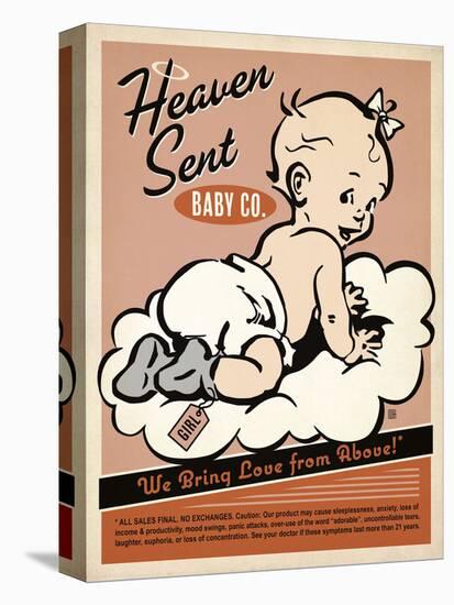 Heaven Sent Girl-null-Stretched Canvas