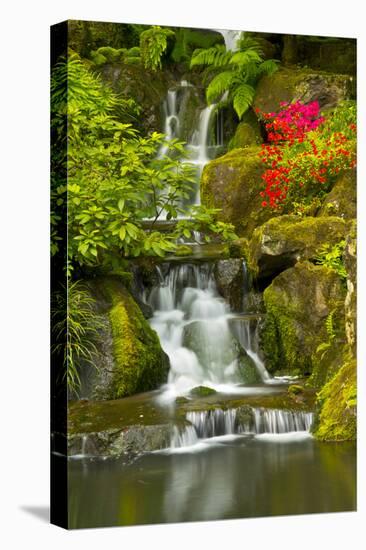 Heavenly Falls, Portland Japanese Garden, Oregon, Usa-Michel Hersen-Premier Image Canvas