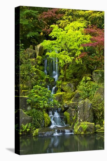 Heavenly Falls, Portland Japanese Garden, Portland, Oregon, USA-Michel Hersen-Premier Image Canvas