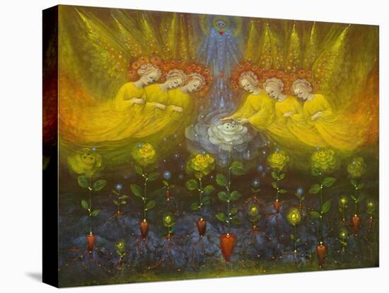 Heavenly Garden, 2020 (oil on Belgian linen)-Annael Anelia Pavlova-Premier Image Canvas