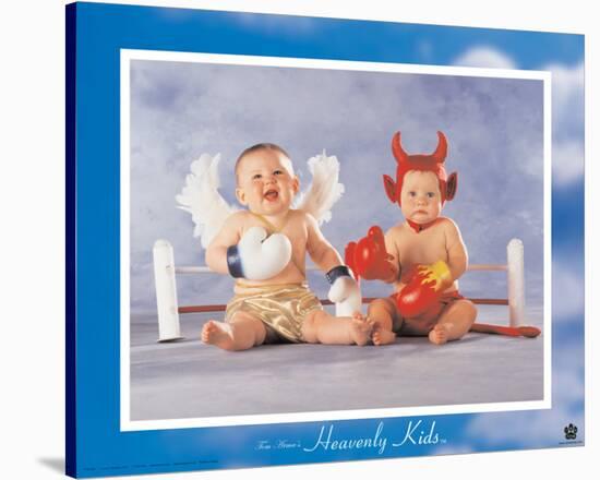 Heavenly Kids, Good Wins-Tom Arma-Stretched Canvas