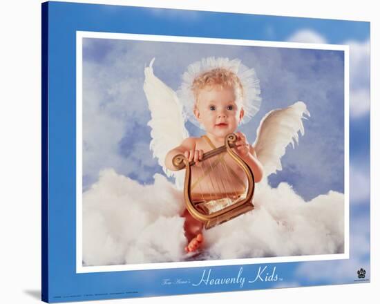 Heavenly Kids, Harp-Tom Arma-Stretched Canvas